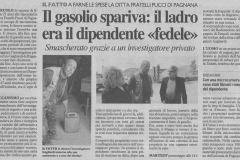 Il gasolio spariva